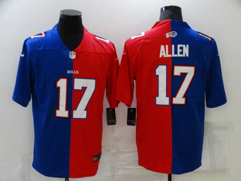Nike Bills 17 Josh Allen Blue Red Two Tone Vapor Untouchable Limited Jersey,We sell and wholesale Nike Bills 17 Josh Allen Blue Red Two Tone Vapor Untouchable Limited Jersey on line form chian!
